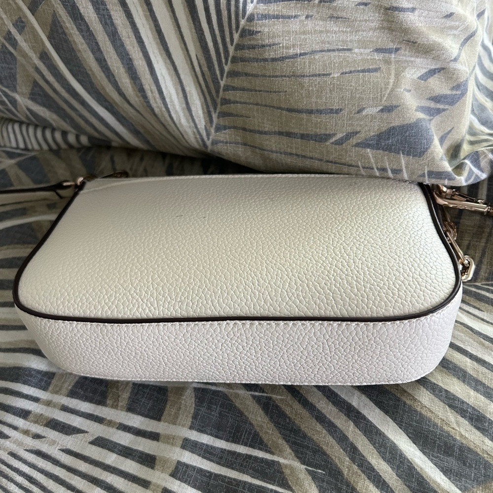 DKNY Ivory Leather Crossbody Bag - Picture 4 of 6